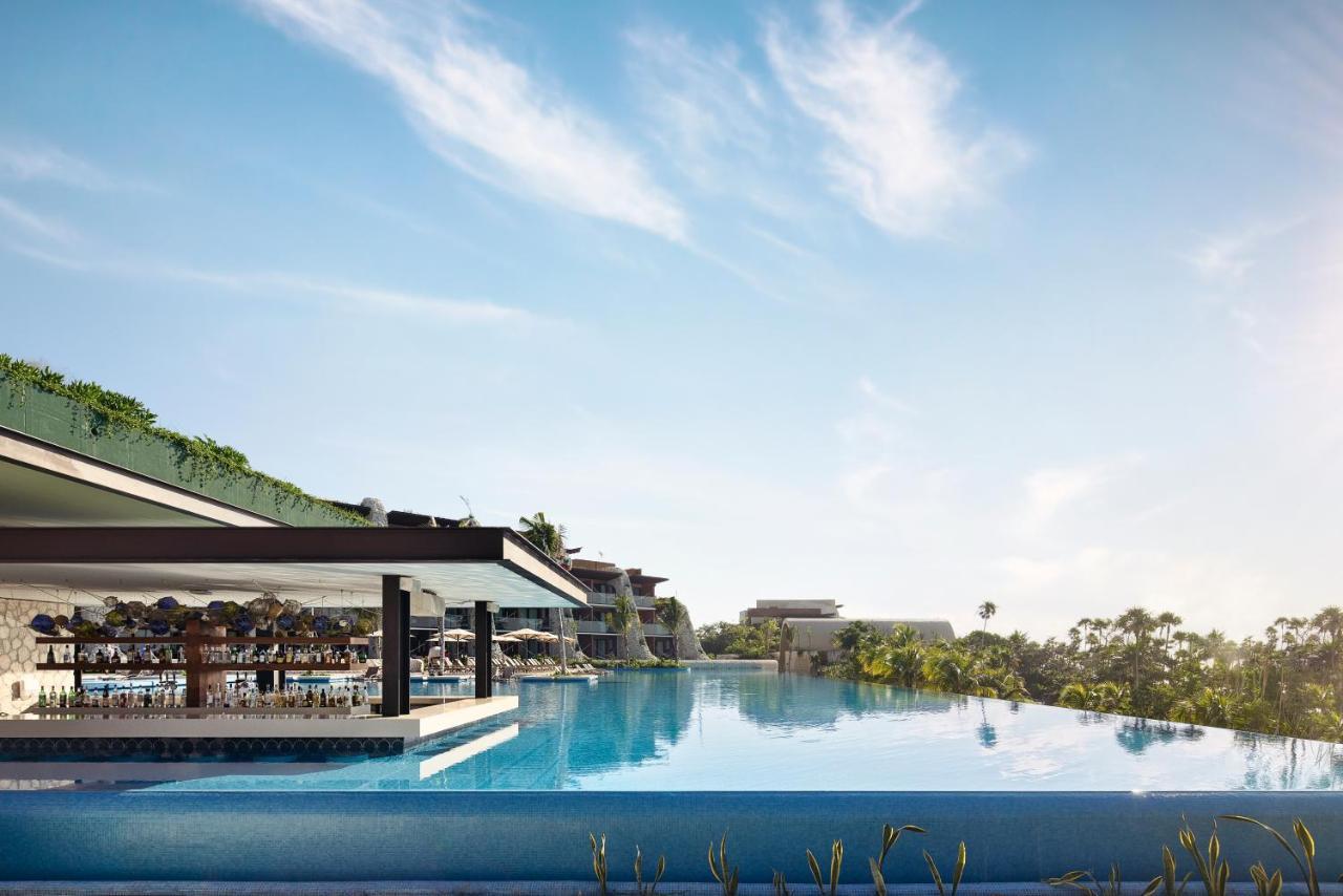 Hotel Xcaret Arte - All Parks All Fun Inclusive - Adults Only Playa del Carmen Exterior photo The pool at the hotel