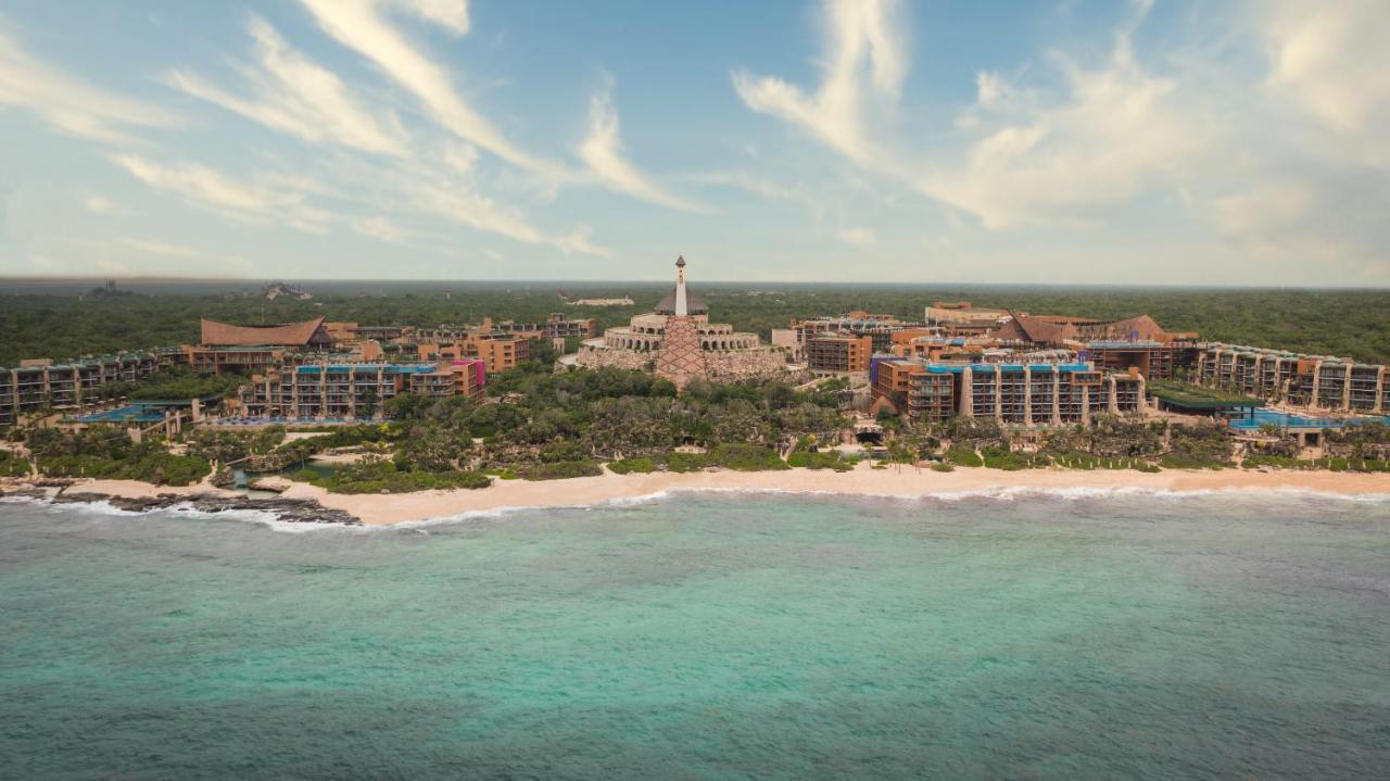 Hotel Xcaret Arte - All Parks All Fun Inclusive - Adults Only Playa del Carmen Exterior photo Aerial view of the resort