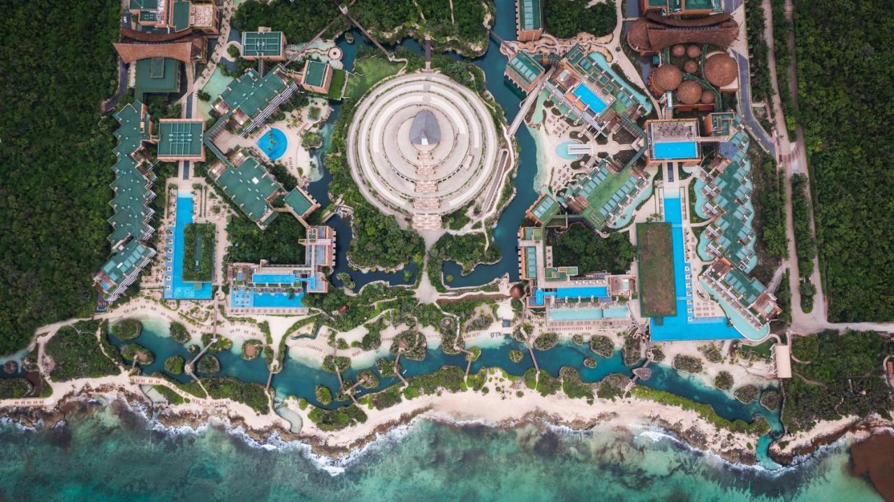 Hotel Xcaret Arte - All Parks All Fun Inclusive - Adults Only Playa del Carmen Exterior photo Aerial view of the resort