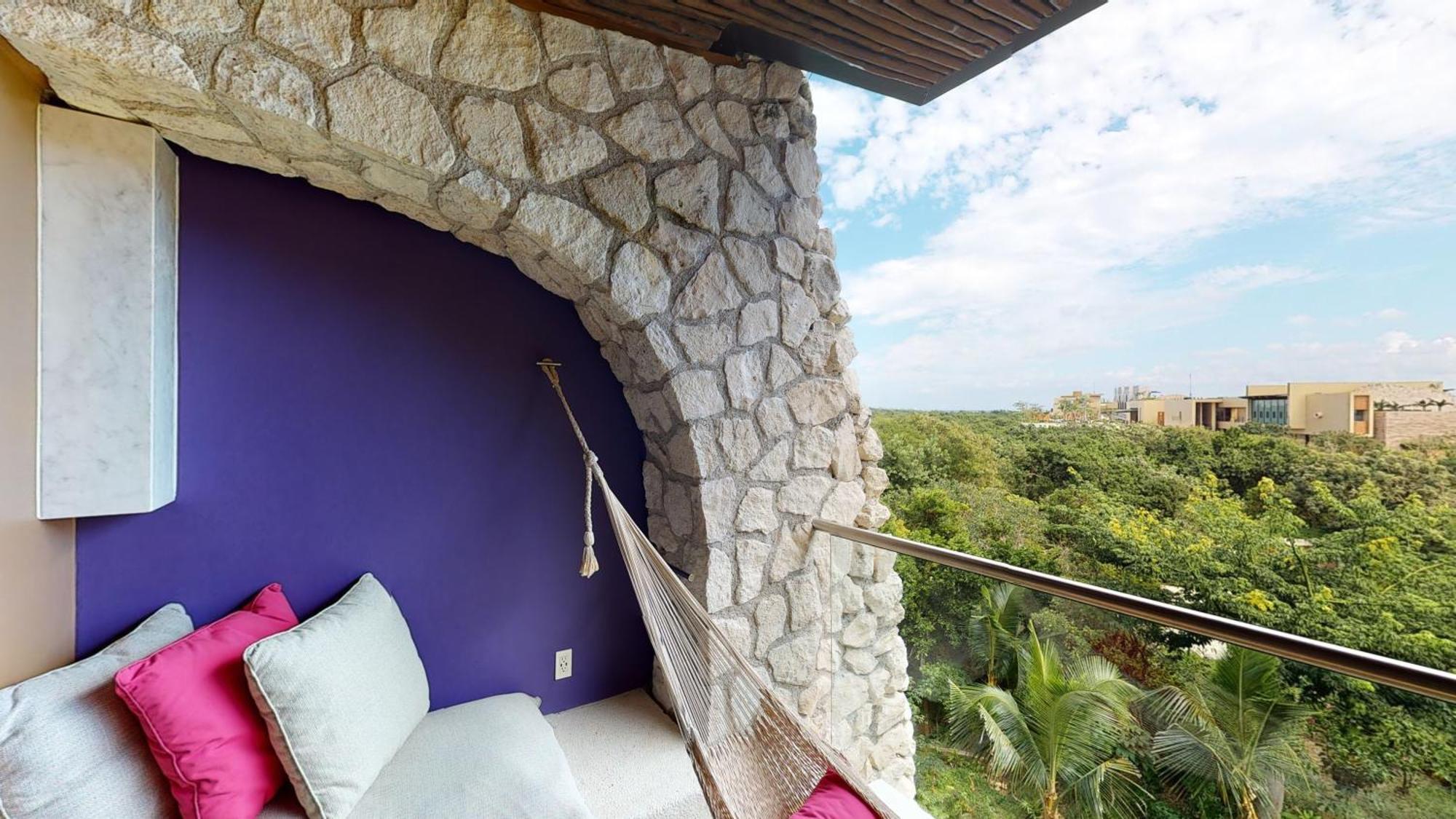 Hotel Xcaret Arte - All Parks All Fun Inclusive - Adults Only Playa del Carmen Exterior photo Hammock on a balcony