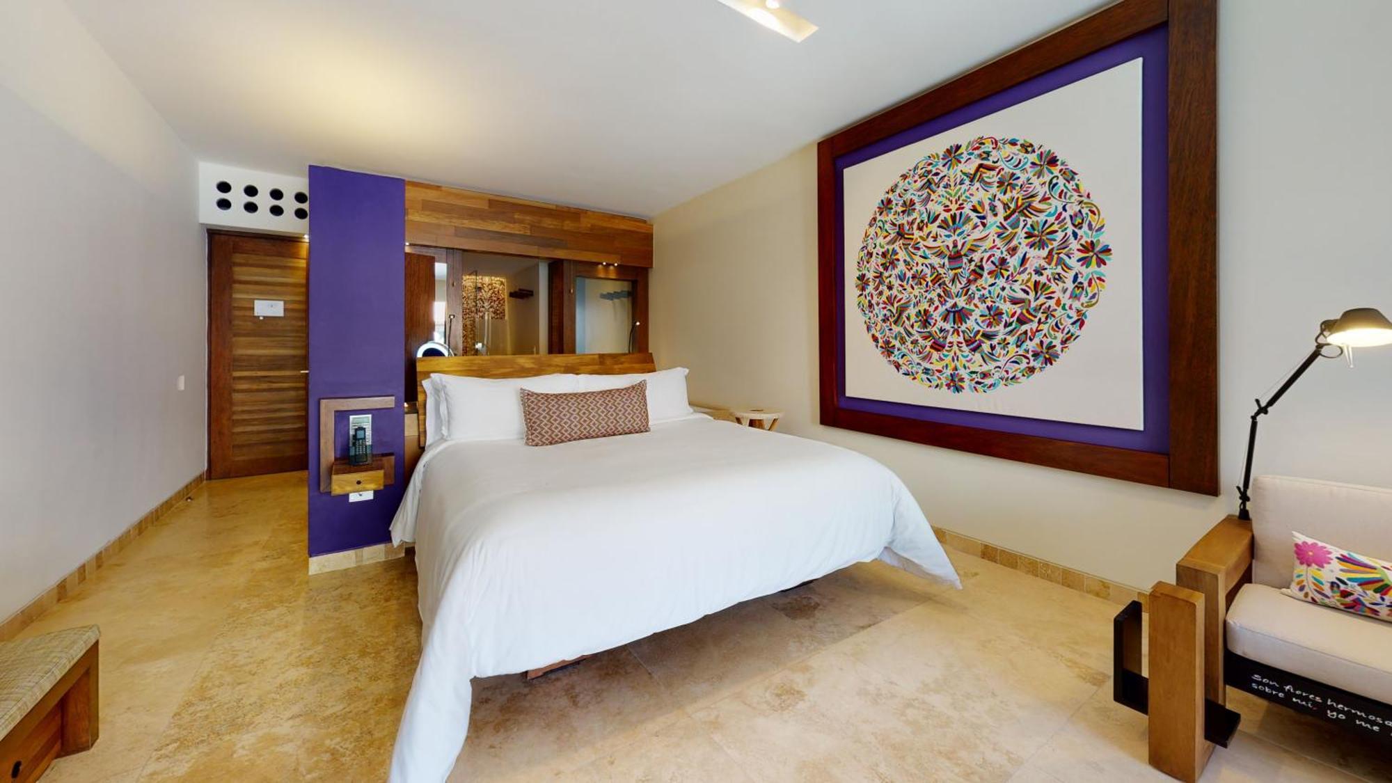Hotel Xcaret Arte - All Parks All Fun Inclusive - Adults Only Playa del Carmen Exterior photo A bedroom at the hotel